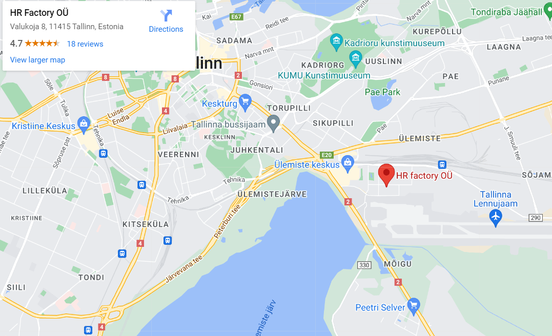 Map HR factory